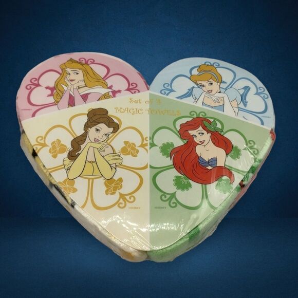 Disney Princess Lot - 5 Minute Stories, Vintage 1996 CD, Magic Towels, Stickers - Picture 6 of 13